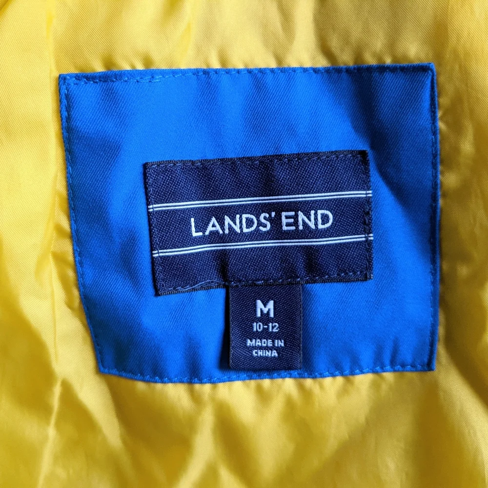 Like new Girl Lands' End‎ winter coat size M 10-12